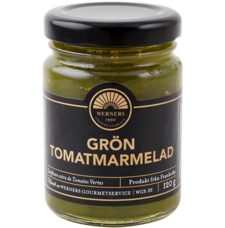 Tomatmarmelad grn  Werners gourmetservice