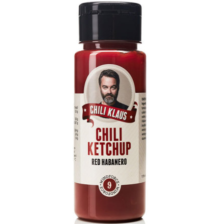 Ketchup Red Habanero vindstyrka 9 – Chili Klaus (bäst före 01/2023)