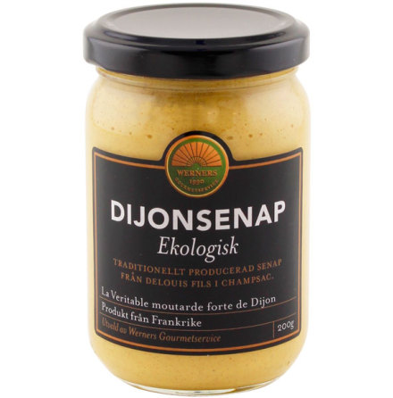 Dijonsenap, ekologisk – Werners Gourmetservice
