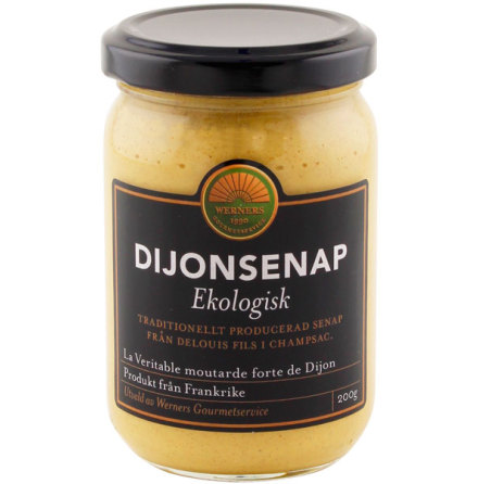 Dijonsenap, ekologisk  Werners Gourmetservice