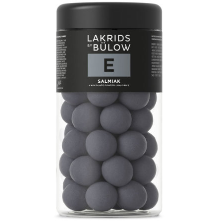 E – chokladöverdragen saltlakrits – Lakrids by Bülow