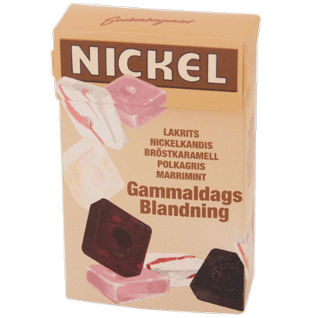 Nickel, gammaldags blandning  Sockerbageriet