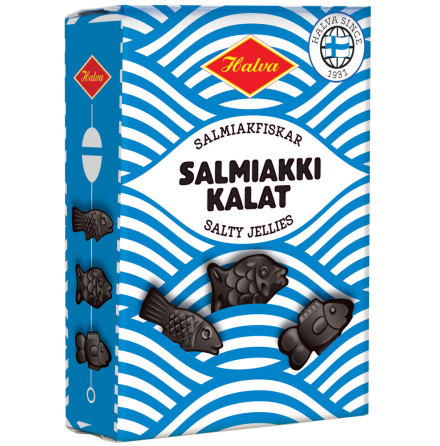 Salmiakfiskar - Salmiakki Kalat – Halva lakrits