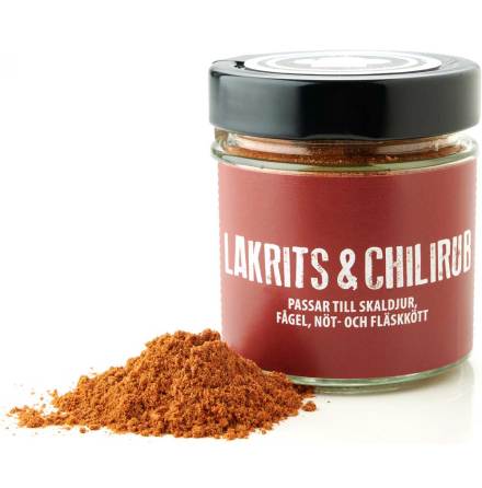 Lakrits & Chili Rub  Lakritsfabriken i Ramlsa & Lakritskocken