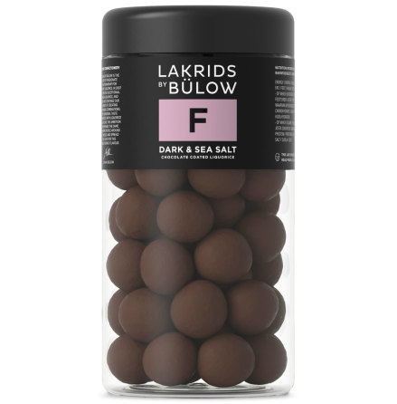 F  stlakrits omgiven av mrkchoklad och havssalt  Lakrids by Blow