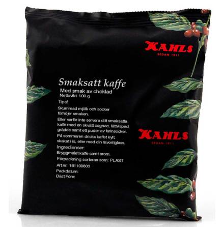 Choklad smaksatt kaffe  Kahls