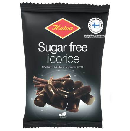 Sockerfri stlakrits  Halva Lakrits