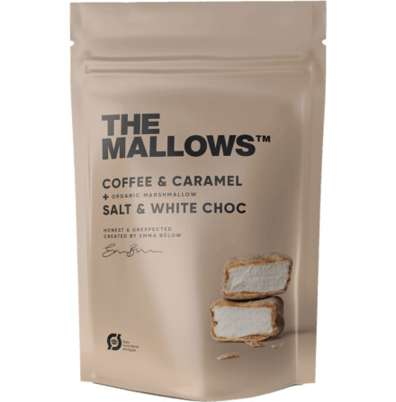 Coffe & Caramel – Marshmallow, kaffe, choklad, karamell och flingsalt – The Mallows