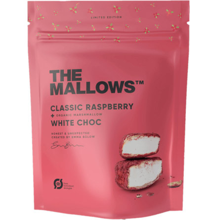 Classic Raspberry – Marshmallow, hallon & vitchoklad – The Mallows