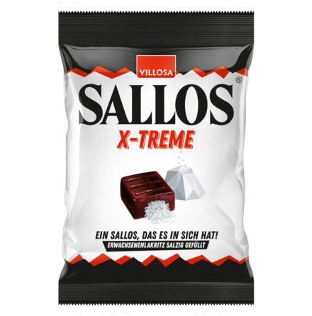 X-treme - Saltlakritskaramell fylld med salmiaksalt – Sallos