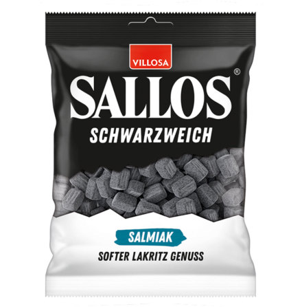 Mjuka sockrade salmiaklakritskuddar  Sallos