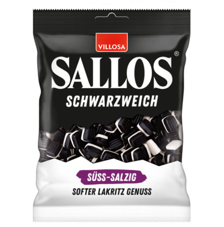 Mjuka söt- och saltlakritsbitar – Sallos