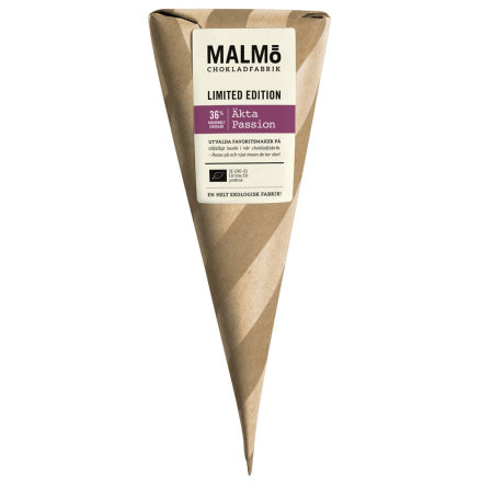 Strut - kta Passion, vit choklad 36 % - Malm Chokladfabrik (bst fre 7/2023)