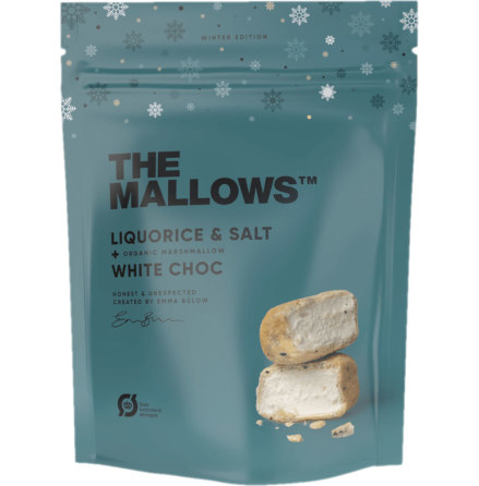 (bäst före 1/9-2022) Liqurioce & salt - Marshmallow, lakrits och vit choklad - The Mallows
