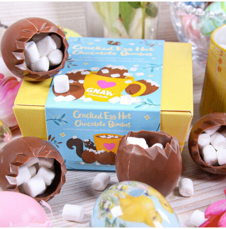 Cracked Egg – chokladägg för varmchoklad - Gnaw Chocolate 