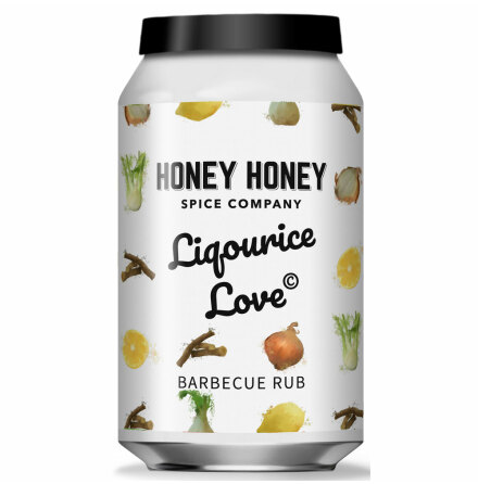 Liqourice Love - fänkål, lakrits och citron - Honey Honey Spice Co