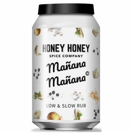 Maana Maana - Slow food rub med bland annat svartpeppar, flingsalt och vitlk - Honey Honey Spice Co