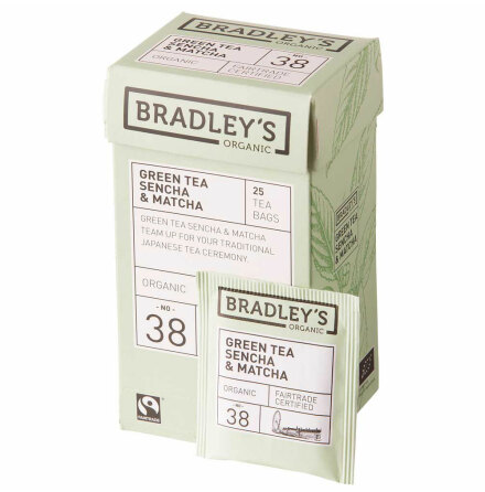 Grnt te sencha med matcha  Bradleys