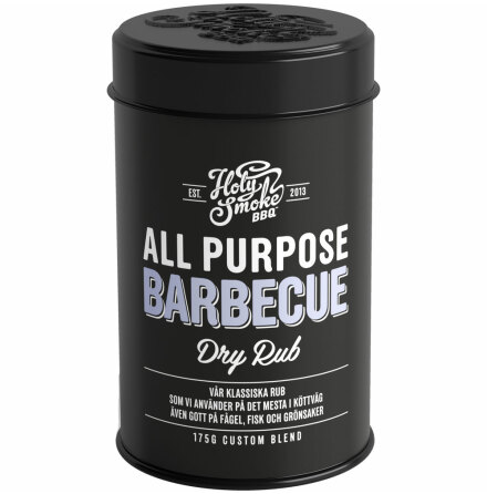 All Purpose Barbecue dry rub – Holy Smoke BBQ