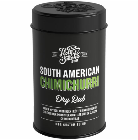 South American chimichurri dry rub – Holy Smoke BBQ