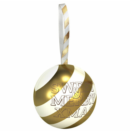 Julgranskula vit / Sweet & mary Xmas mjlkchoklad med apelsin & kanel - Malm Chokladfabrik