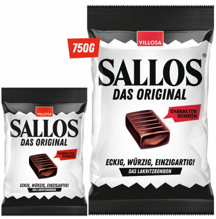 Saltlakritskaramell orginal  Sallos