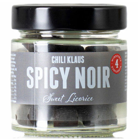 Spicy Noir – sötlakrits, chili - vindstyrka 4 – Chili Klaus
