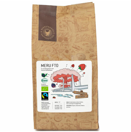 Bryggmalet kaffe  Meru fto  Bergstrands Kafferosteri