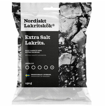 Extra saltlakrits – Nordiskt Lakritskök