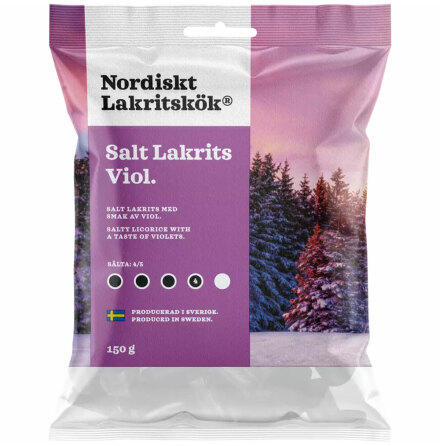 Viol saltlakrits  Nordiskt Lakritskk