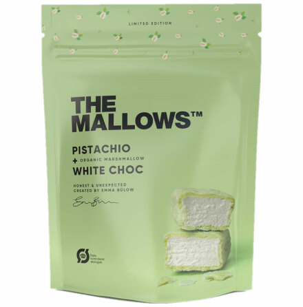 Pístachio & white choc– Marshmallow, pistage och vit choklad – The Mallows