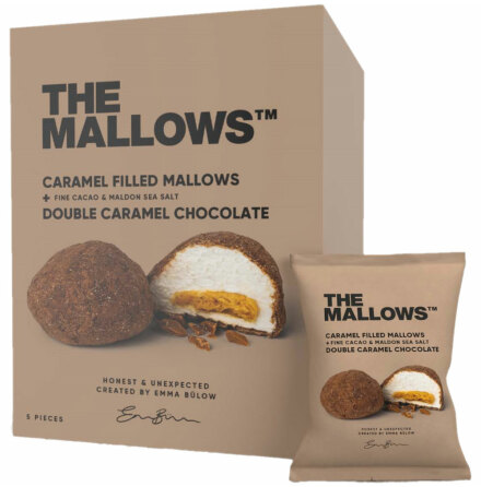 Double caramel chococlate - karamellfylld marshmallow choklad & havssalt  The Mallows