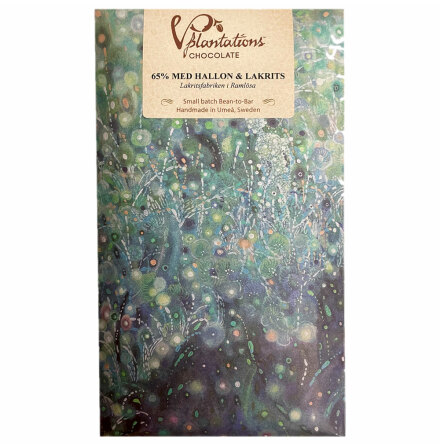 Choklad 65 % hallon & lakrits - Vintage Plantations