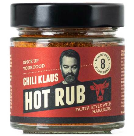 Hot Rub - Fajita style with Habanero vindstyrka 8  Chili Klaus