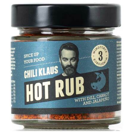 Hot Rub - Dill, Carrot & Jalapeo  vindstyrka 3  Chili Klaus