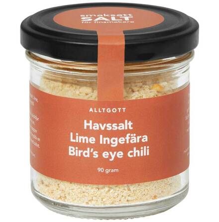 Havssalt - Lime, Ingefära & Bird’s eye chili – Allt gott