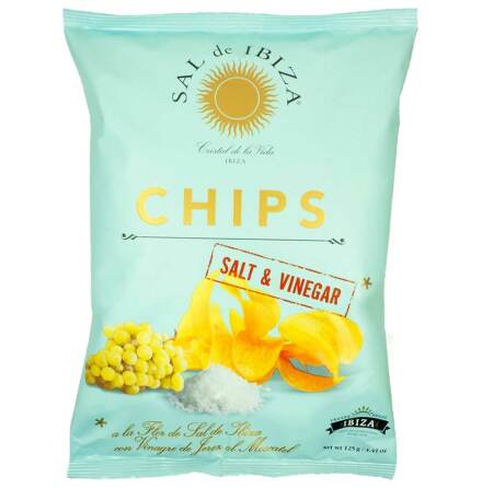 Chips med Moscatelvinger & havssalt - Sal de Ibiza