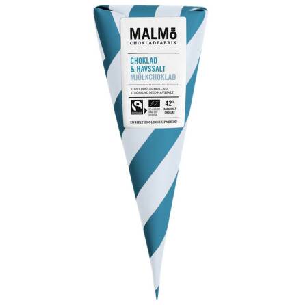 Mjlkchoklad & havssalt 42 % - Malm Chokladfabrik