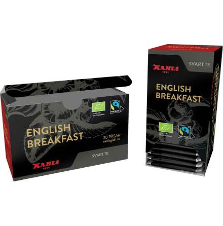 Svart te English breakfast - Kahls