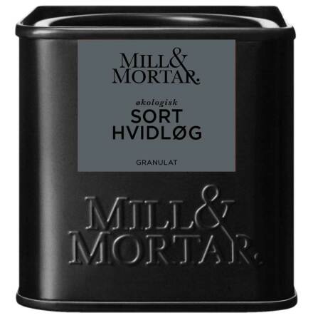 Svart vitlöksgranulat – Mill & Mortar