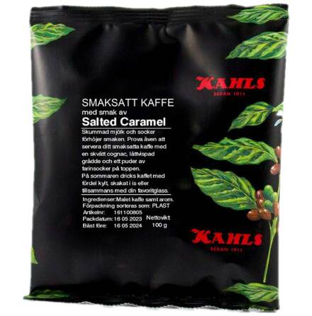 Salted Caramel bryggmalet kaffe  Kahls kaffe