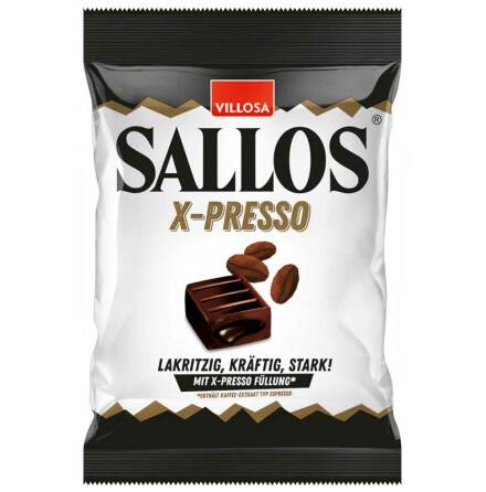 X-presso - lakritskaramell med kaffesmak - Sallos