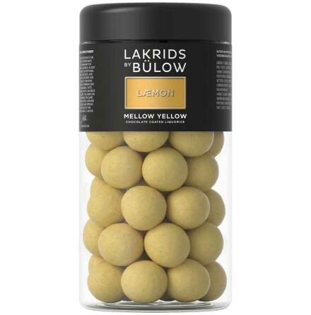 Mellow yellow - Læmon / citron, lakrits, vit choklad - Lakrids by Bülow