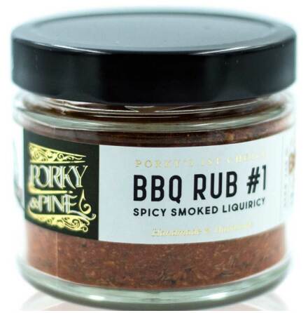 BBQ Rub  #1  Kryddig rkt lakrits - Porky & Pine