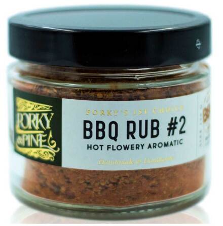 BBQ Rub  #2 Het, Blommig och Aromatisk  Porky & Pine