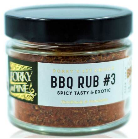 BBQ Rub – #3 – Kryddigt, smakrik, exotiskt & aromatisk - Porky & Pine