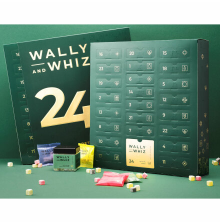 Vingummikalender / adventskalender 2023 green - Wally and Whiz
