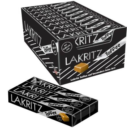 Lakritstoffee kola med saltlakrits - Perfetti van Melle SpA