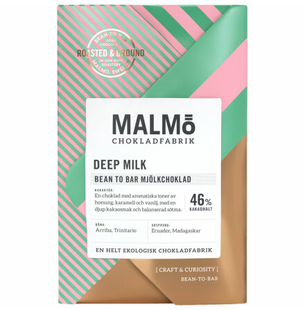 Deep milk 46 % - Malmö Chokladfabrik