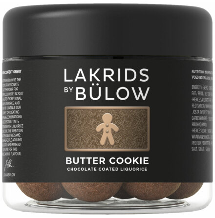 Butter Cookie 2023 - sötlakrits med karamelliserad vit choklad och krispig smörkaramell och kanel – Lakrids by Bülow